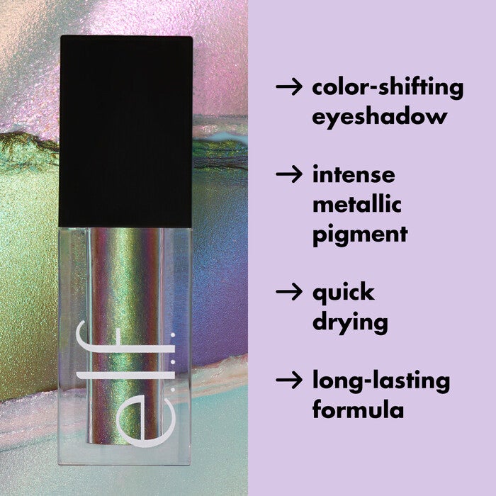 Duochrome Liquid Eyeshadow, Extra-terrestrial (Metallic Pink/Yellow/Green)