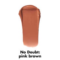Pink Brown Lipstick Swatch - No Doubt
