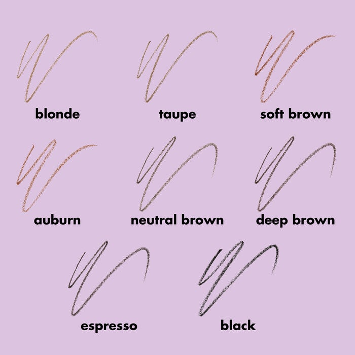 e.l.f.'s Micro-Fine Brow Pencil Shade Chart