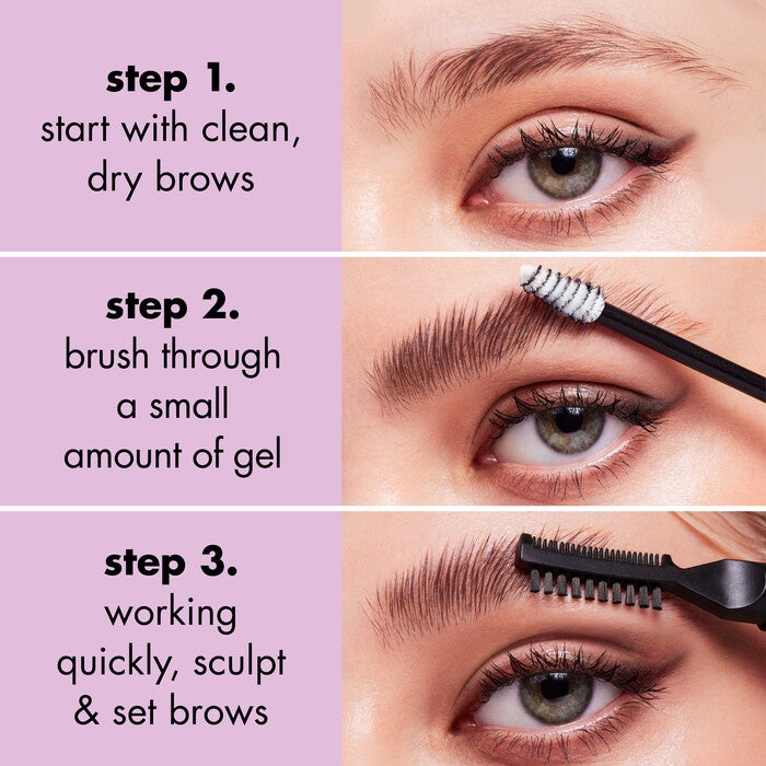 3 Steps to Apply Laminating Eyebrow Gel