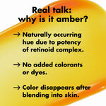 Amber Color Disappears After Blending Into Skin