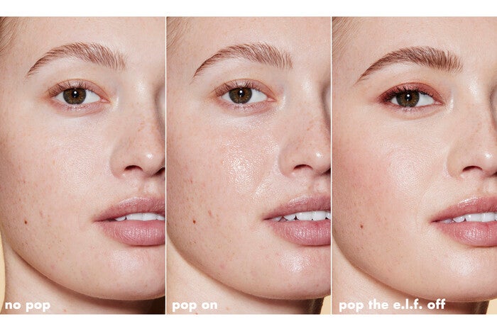 Cari Skin Before and After Apply Jelly Pop Dew Primer