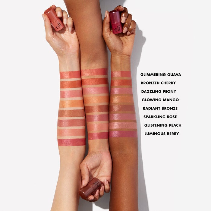 Monochromatic Multi-Stick, Glowing Mango - Tangerine Orange w/ Gold Shimmer