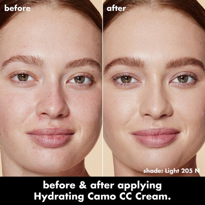 Hydrating Camo CC Cream, Light 205 N - light with neutral undertones