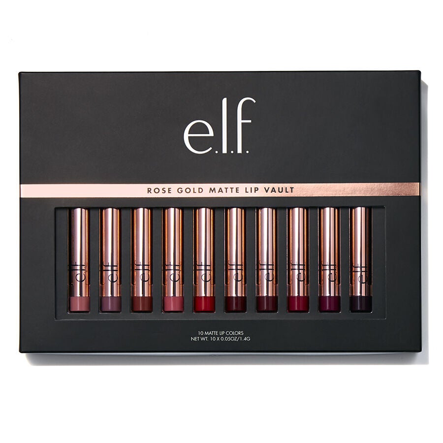 Rose Gold Matte Lip Vault e.l.f. Cosmetics Cruelty Free