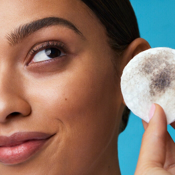 Remove Makeup with Cotton Pad