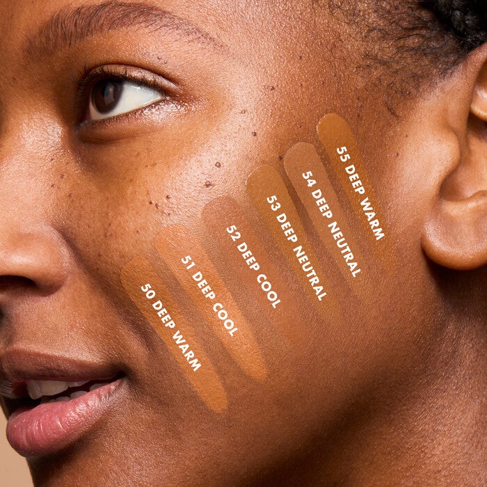 Soft Glam Satin Foundation, 50 Deep Warm - deep with warm undertones