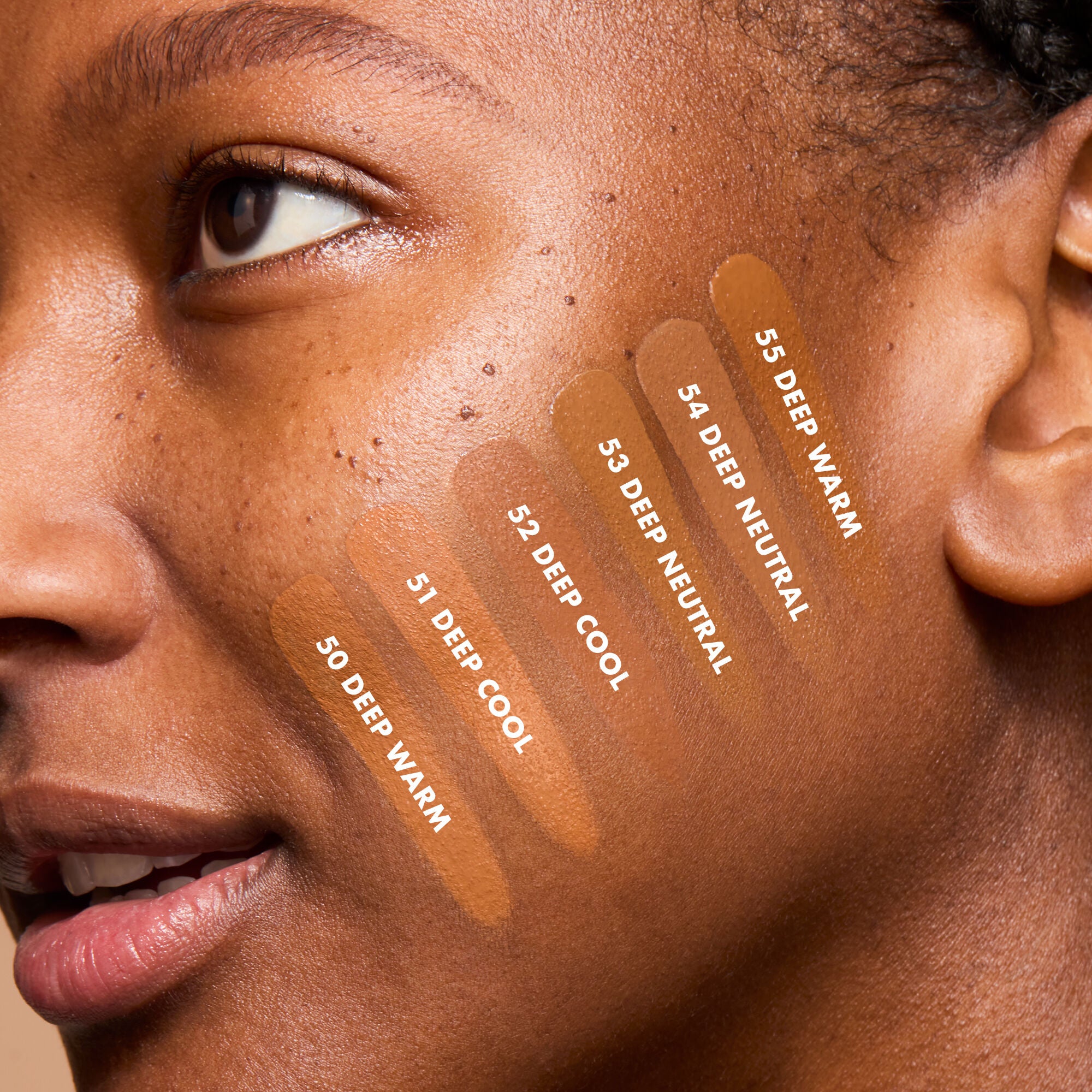 Soft Glam Satin Foundation, 50 Deep Warm - deep with warm undertones