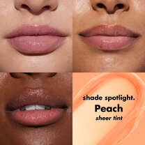Squeeze Me Peach Lip Balm Lip Chart