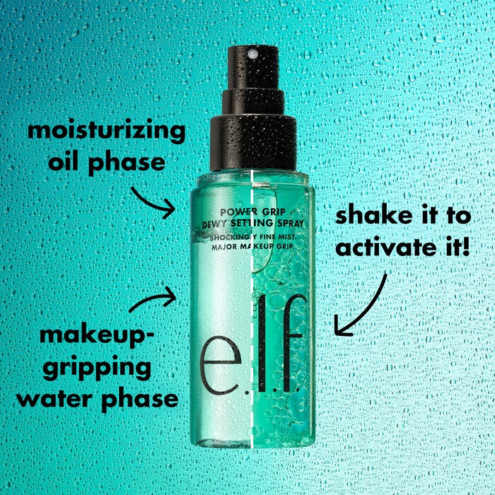 Poer Grip Dewy Setting Spray Sets Your Makeup