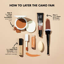 Camo Powder Foundation, Light 240 W - light with warm undertones