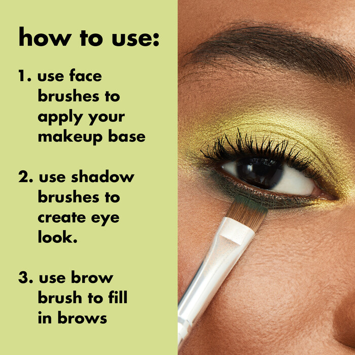 Makeup Brushes - 12 Pcs Makeup Brush Sets for Foundation Eyeshadow Eyebrow  Eyeliner Blush Powder Concealer Contour Shadows with Case
