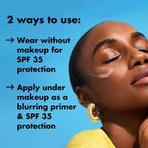 Use as a Clear Sunscreen with SPF and as Makeup Primer