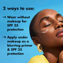 Use as a Clear Sunscreen with SPF and as Makeup Primer