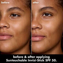 Before and After Applying Invisi-Stick