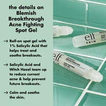 Roll on acne spot gel with 1% salicylic acid