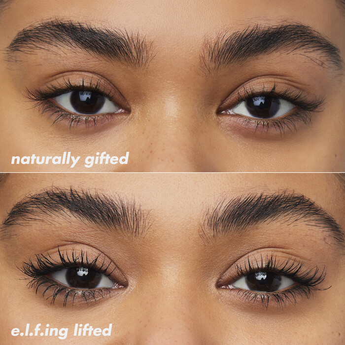Before and After Applying Brow Gel for Laminated Brow Look