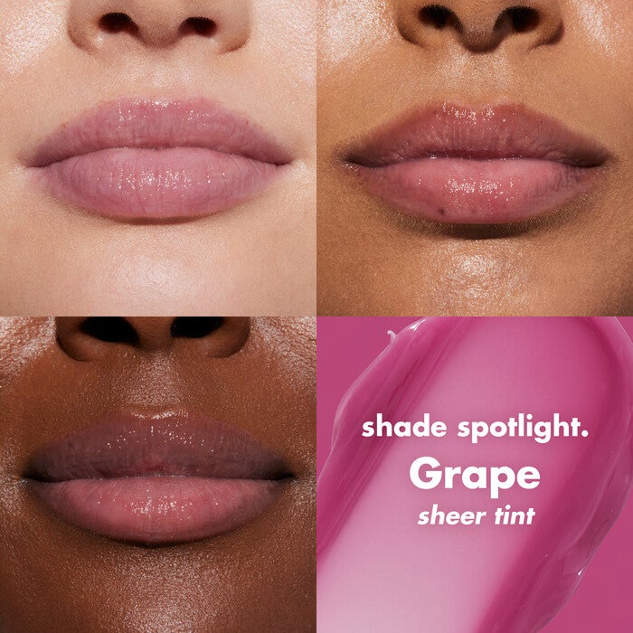 Squeeze Me Grape Lip Balm Lip Chart