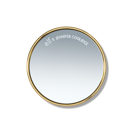Gold compact mirror