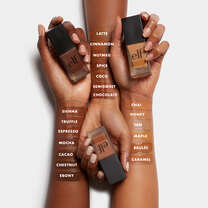 Flawless Satin Foundation, Chocolate - rich with cool red undertone