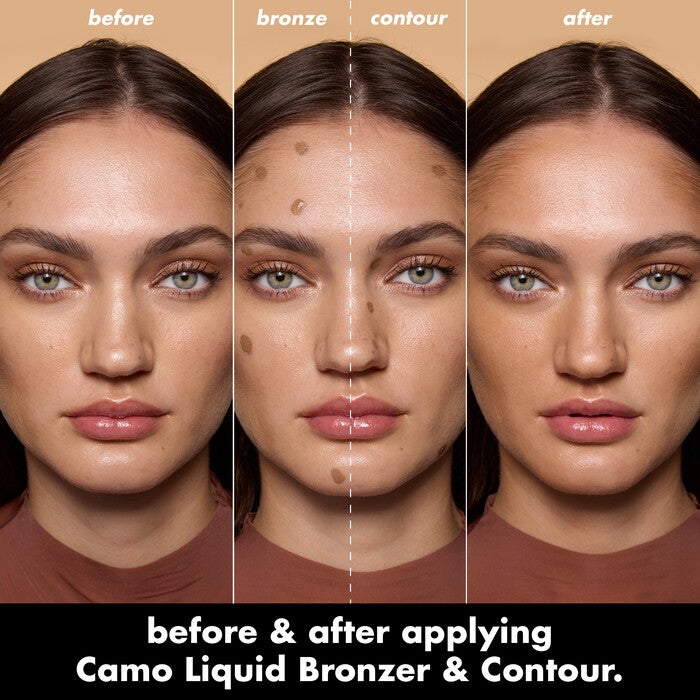 Camo Liquid Bronzer & Contour, 1 Fair