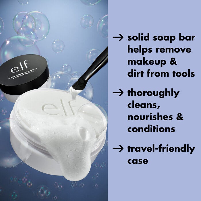 Clean Queen Solid Brush & Sponge Cleaner, 