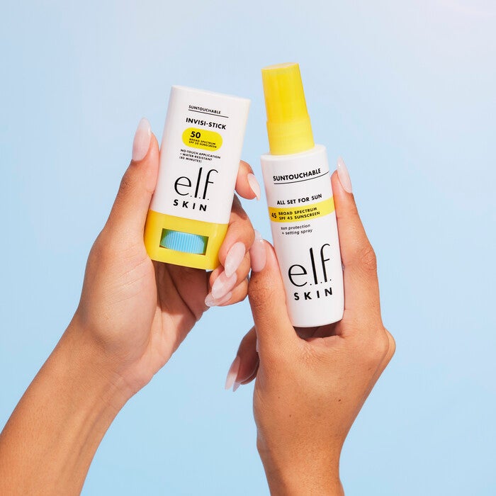 e.l.f. Suntouchable Ivisi-Sunscreen Stick and All Set For Sun Spray