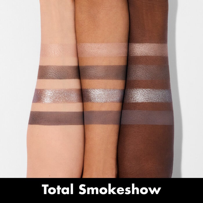 Total Smokeshow Gray Eyeshadow Palette Arm Swatches