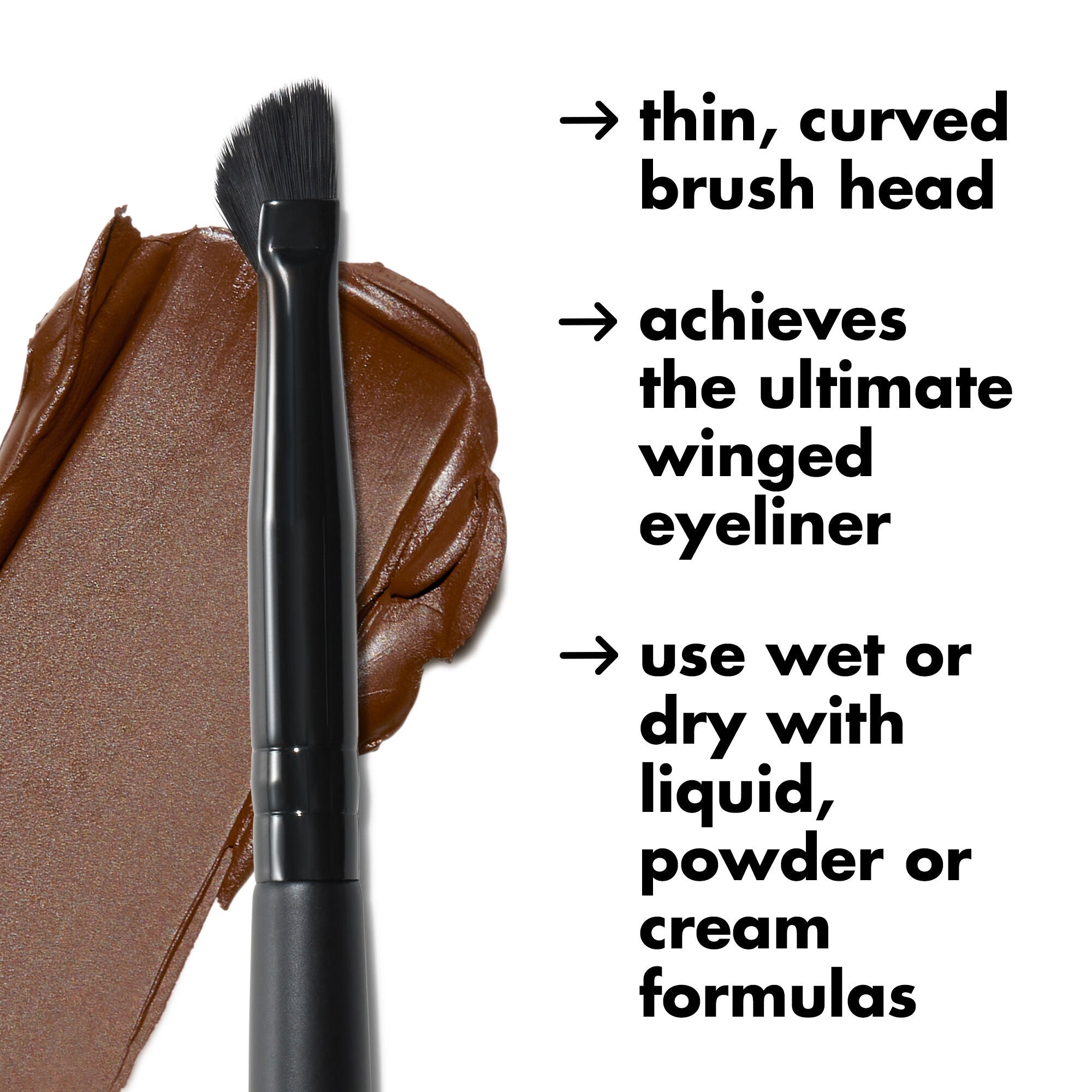 Wing It Curved Liner Brush e.l.f. Cosmetics