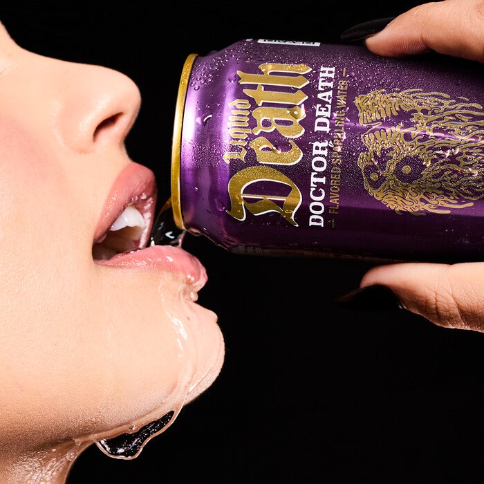 e.l.f. x Liquid Death Lip Balm - Rest in Peach