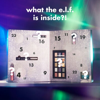 The Glitz is e.l.f.ing Glitzing 24-Day Advent Calendar, What is in e.l.f.'s 2025 Beauty Advent Calendar