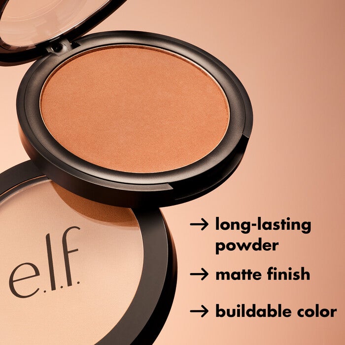 Primer-Infused Matte Bronzer, Tan O'Clock - Light