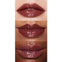 Black Cherry Lip Gloss on Lips