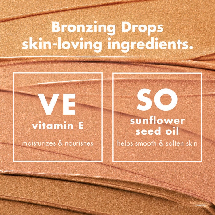 Bronzing Drops, 2 - Pure Gold with Yellow Gold Shimmer - Light to Tan Skin Tones