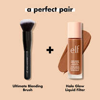 Use Blending Brush With Halo Glow Liquid Filter