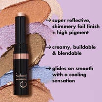 Metallic Eyeshadow Stick is Super Reflective, Shimmery Foil Finish, with a High Pigment Finish