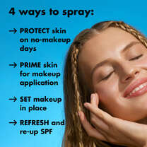SPF Setting Spray Primes Skin for Makeup Apllication