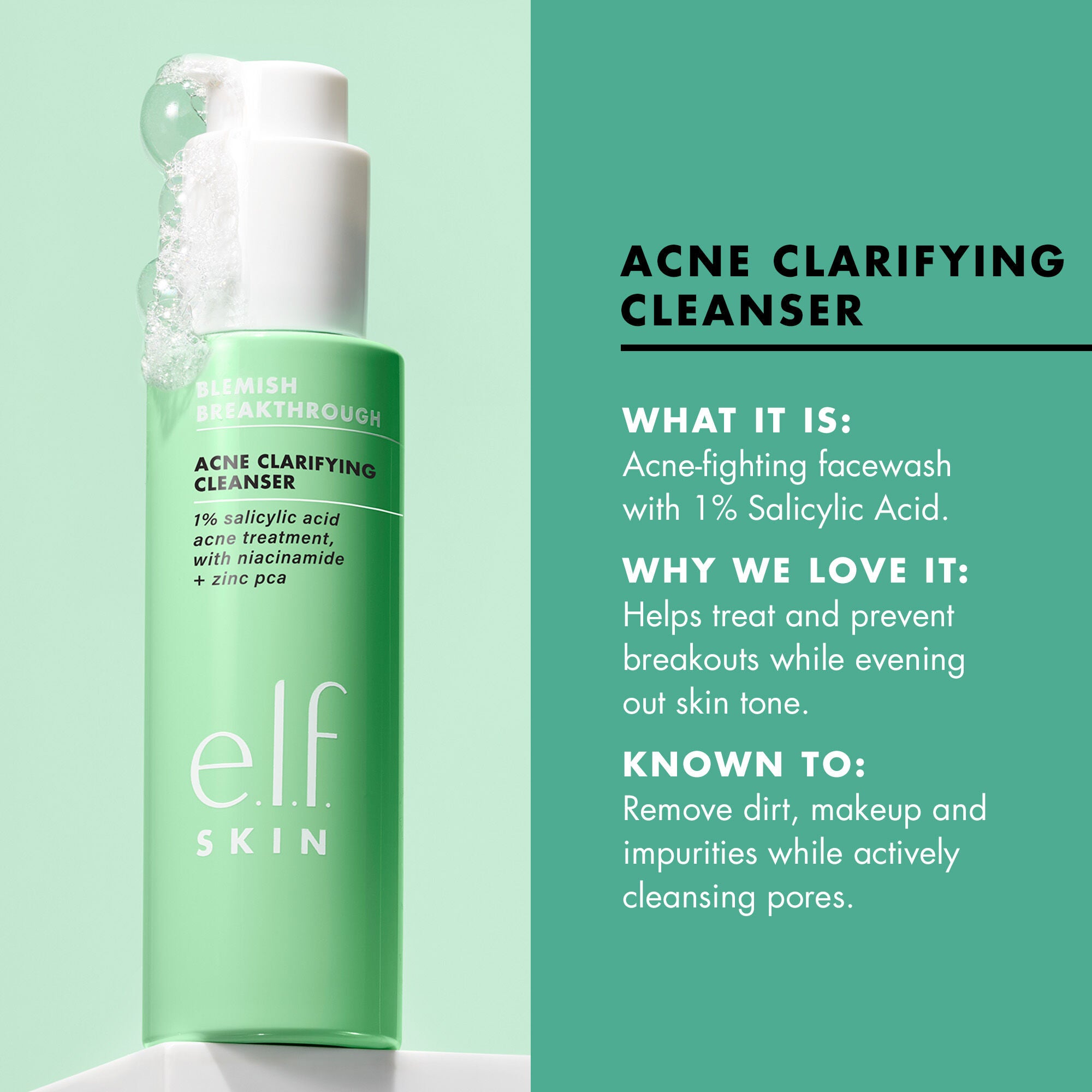 Acne Clarifying Cleanser Mini e.l.f. Cosmetics