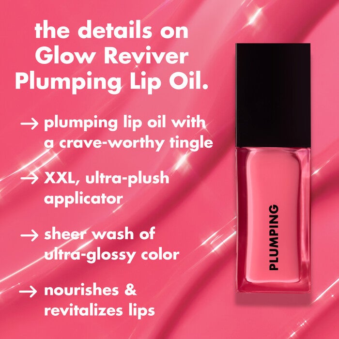 Glow Reviver Plumping Lip Oil Nourishes and Revitalizes Your Lips