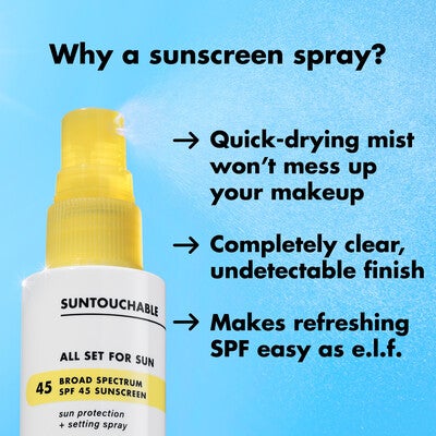 Primes and Sets Makeup w/ SPF 45 with Clear Finish