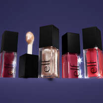 Glow Reviver Lip Oil Glimmer, Candy Coded - Milky Pink + Multicolor Pearl