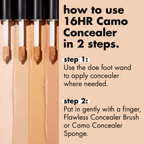 16HR Camo Concealer, Medium Neutral - medium tan with warm undertones