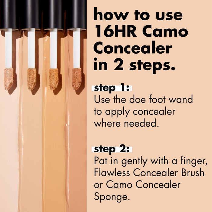 16HR Camo Concealer, Medium Neutral - medium tan with warm undertones