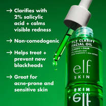 PLZ Clarigy Non Comedogenic Face Oil Helps Treat and Prevent Black Heads