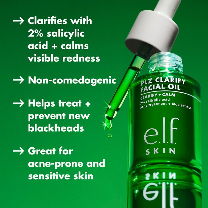 PLZ Clarigy Non Comedogenic Face Oil Helps Treat and Prevent Black Heads