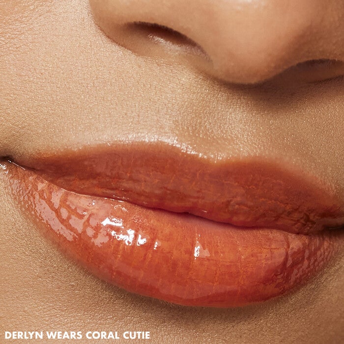 Lips with Coral Lip Stain