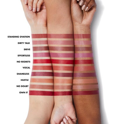 O FACE Satin Lipstick, Dirty Talk - Beige Pink