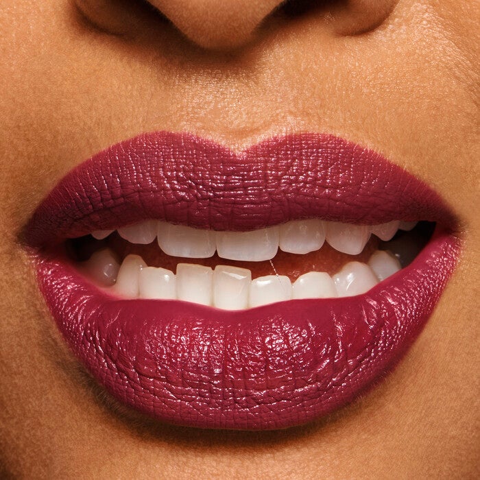 O FACE Satin Lipstick, Untamed - Deep Maroon-Purple