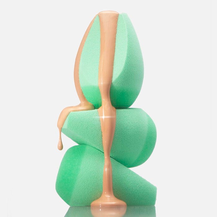 Angled Silicone Face Sponge, 