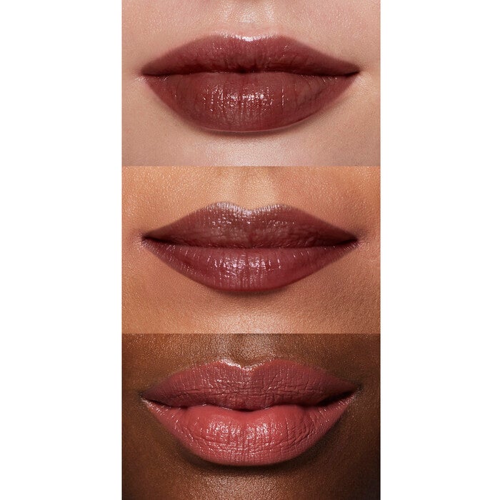 Drive Rose Brown Satin Lipstick on Lips